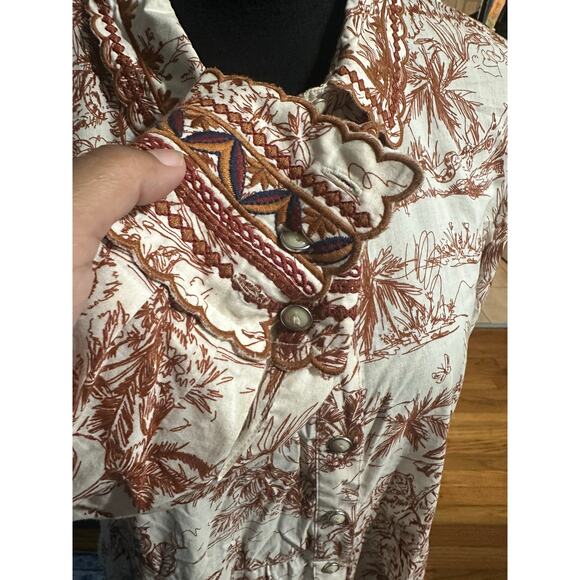 Johnny Was Jade Rho Tiered Midi Dress – Floral Boho Style, Women’s - Picture 4 of 9